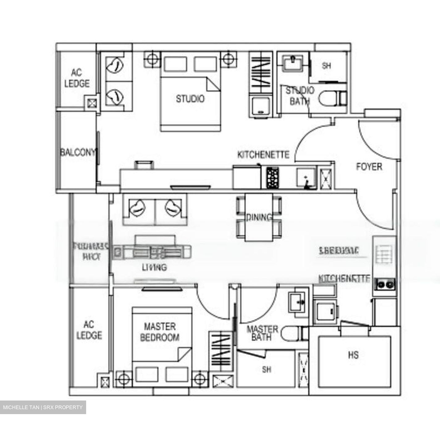 Kensington Square (D19), Apartment #452160041